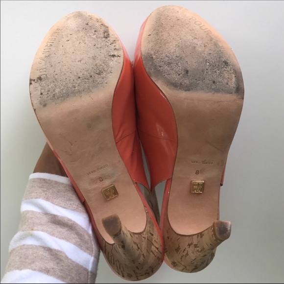 Pour La Victoire soft peach orange color heels - Picture 8 of 8